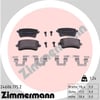 Audi A4 Arka Balata ZIMMERMANN