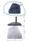 Audi A4 A6 A8 Volkswagen Phaeton Hidrolik Filtre MAHLE