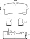 Audi A8 Arka Disk Balata BREMBO