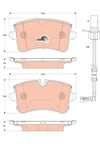 Audi A8 Arka Balata 2.0 3.0 4.0 TFSI TDI TRW