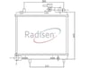 Hyundai Accent 99- 1.5 Dizel Radyatör RADISEN