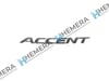 Hyundai Accent Blue Amblem Model Yazı TAIWAN