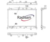 Hyundai Accent Era 06-10 1.4L 1.6L Radyatör RADISEN