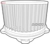 Hyundai Accent Era 1.4L 1.6L G4EE G4ED 1.5L D4FA CRDi Kalorifer Motoru DENSO
