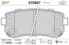 Hyundai Accent Era i30 ix35 Kia Ceed Sportage Rio Arka Fren Balatası... VALEO