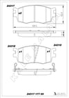 Hyundai Accent Era i20 Kia Rio Ön Fren Balatası KALE-BALATA