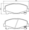 Honda Accord Ön Fren Balatası BREMBO