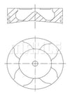 Alfa Romeo Piston Komple 79.9 MM MAHLE