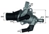 Alfa Romeo 145 Termostat Komple 83C MAHLE