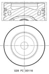 Volkswagen Amarok Caddy Golf TDI Piston Segman MAHLE