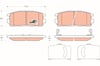 Opel Antara Chevrolet Captiva Arka Balata TRW