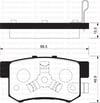Arka Balata Crv Iı 2.0-2.4 Vtec-2.2Ctdı 02-06 Crv Iıı 2.0İ Vtec-2.2İctdı 01-07 G