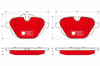 Arka Balata Dtec Bmw 5 F10 5 Touring F11 X3 F25 X4 F26 Z4 Roadster E89 01-14