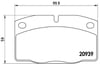 Opel Ascona Corsa A Kadett Vectra A Omega Ön Fren Balatası BREMBO