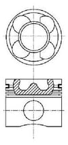 Opel Astra G Piston GOETZE