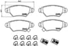 Opel Astra G Zafira A Corsa C Combo C Arka Fren Disk Balatası BREMBO