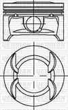 Opel Astra H J Insignia A Mokka Zafira B Trax Piston Segman 1.6 16V... YENMAK
