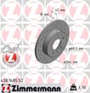 Opel Astra H Arka Fren Diski Dolu Delikli 264mm ZIMMERMANN