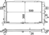 Opel Astra H 1.3 1.7 1.9 CDTI Zafira 1.7 1.9 CDTI Radyatör MAHLE