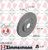Opel Astra H Ön Fren Diski Havalı 280mm ZIMMERMANN