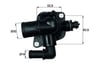 Opel Astra J Corsa D E Meriva B Combo D Fiat Doblo Fiorino Panda Punto Egea... MAHLE