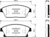 Opel Astra J Ön Fren Balatası 16 İnç 300mm SANGSIN