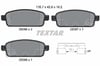 Opel Astra J Arka Fren Balatası TEXTAR