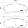Opel Astra L Ön Fren Balatası 283mm BREMBO