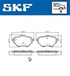 Opel Astra L Arka Fren Balatası SKF