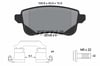 Mitsubishi ASX Arka Fren Balatası TEXTAR