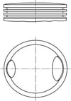 Audi Piston Komple 83.01 MM MAHLE