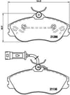 Audi 100 200 500 80 Fren Balatası BREMBO