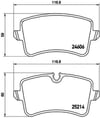 Audi A4 R84 Arka Balata BREMBO