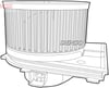 Audi A4 8D B5 Kalorifer Motoru DENSO