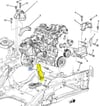 Chevrolet Aveo Şanzıman Ön Kulak Braketi GM