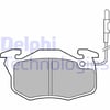 Citroen AX C15 ZX Peugeot 106 306 306 Van Renault Clio Campus Ön Fren Balatası DELPHI