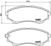 Mazda B2500 Ford Ranger Ön Fren Balatası BREMBO