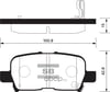 Balata Arka Disk Honda Odyssey 02-04 Pılot 03-08