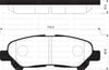 Balata Arka Disk Lexus Rx350-Rx450 10 Toyota Hıghlander 08