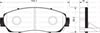 Balata Ön Disk Honda Cr-V 2.4 06 Odyssey 2.4-3.5 05 Benzinli Gdb7738