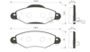 Balata Ön Disk Toyota Land Cruıser J7-J8 98 Runner 2.4 90-96 Gdb1154-Gdb3383