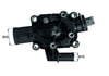 Citroen Berlingo Termostat Komple 1.6 16V MAHLE