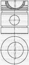 Bmc 1042 Tractor Piston Segman Q100.0mm STD YENMAK