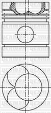 Bmc 4.98 NV Piston Segman Q98.0mm STD YENMAK
