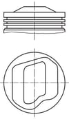 BMW Piston Komple 89 MM MAHLE