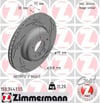 BMW 3 Serisi E90 E91 E92 Ön Fren Aynası ZIMMERMANN