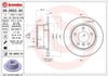 BMW Arka UV Kaplamalı Fren Diski BREMBO
