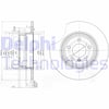 BMW X5 E53 Arka Fren Diski DELPHI