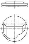 BMW Motor Piston Segman 0.50 MAHLE