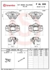 BMW Brilliance 3 Series F30 Fren Kaliperi BREMBO